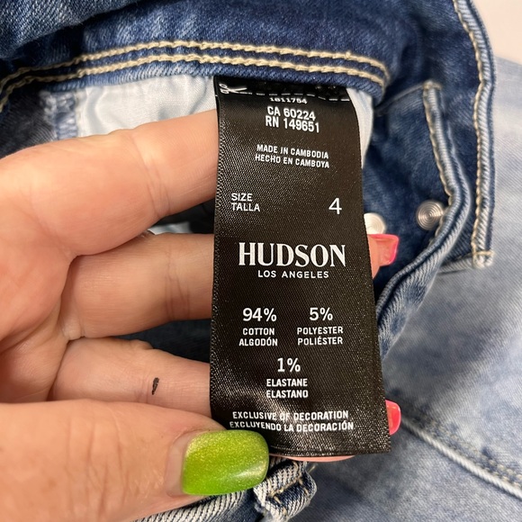 Hudson Jeans Light‎ Blue Straight Leg Women's Jeans - Picture 7 of 7